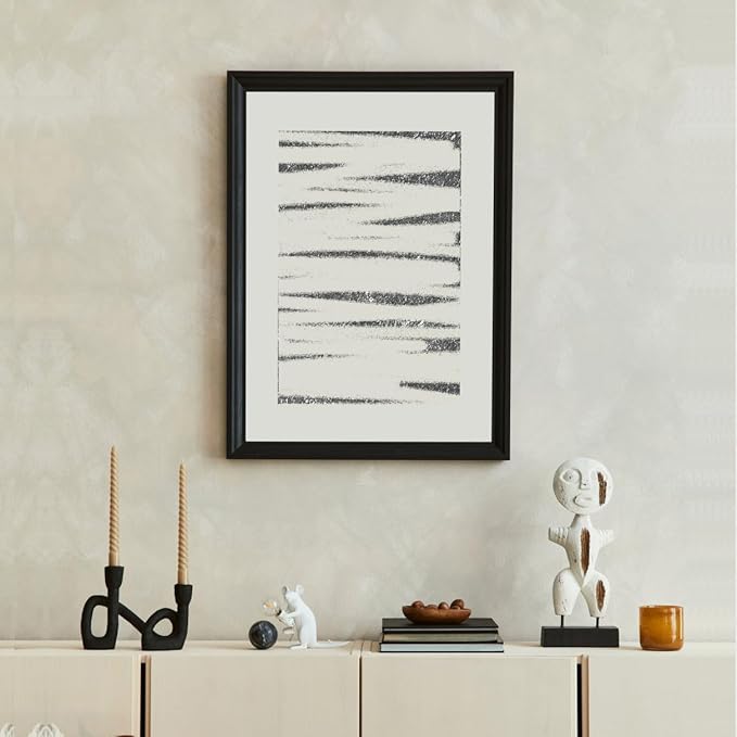 KTKDE 10x12 Picture Frame Set of 3,Black Wooded Shatter Resistant Glass, Vertical & Horizontal Wall Hanging for Wall or Tapletop Display,Studio Gallery Photo Frame for Photos, Posters & Art Prints KTKDE