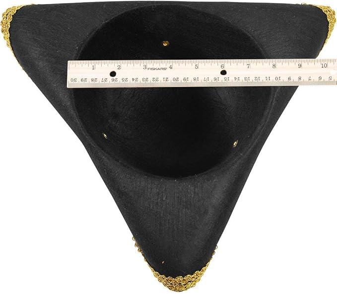 Funny Party Hats Colonial Style Tricorn Hat - Revolutionary War Deluxe Colonial Tricorn Hat Funny+Party+Hats