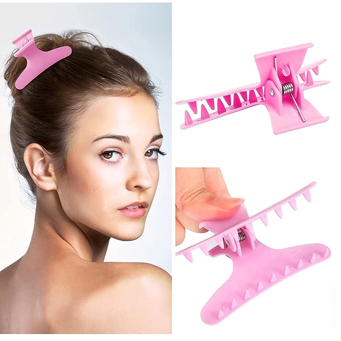 Ondder Hair Clips for Styling, Cutting, Coloring - Butterfly Claw Clamps and Pro Salon Accessories for Women and Girls Ondder