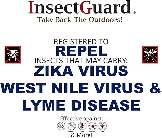 $averPak InsectGuard Mosquitoes Flies Ticks Insect Repellent Mens Womens Hiking Camping and Hunting BodyForge Baseball Caps averPak