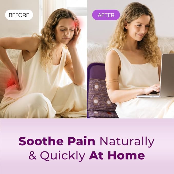 Biomat Infrared Mat | Crystal Mat for Therapy | Infrared Heating Mat | Red Light Therapy for Body | Hot Gemstone Therapy | Promotes for Muscle & Back Pain Relief | Sparkle Mat (Full Size) SparkleEnergy