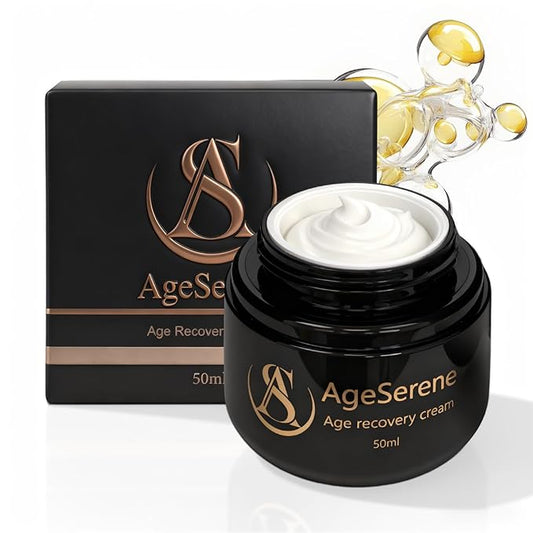 AgeSerene Face Moisturizer for Women, Anti-Aging Night Cream to Reduces Wrinkles and Firms Skin, Boosts Collagen | 48H Hydration, Peptides, Vitamin C & Vit E, Tightening Skin Care