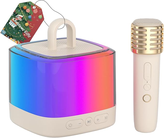 Mini Karaoke MachineKids & Adults with 2 Wireless Mics, for 4-12 +Years Old Girl Boy, Led Portable Bluetooth Speaker, Karaoke PA System for Family Gatherings DRSYXCSAboutUsIntroduction