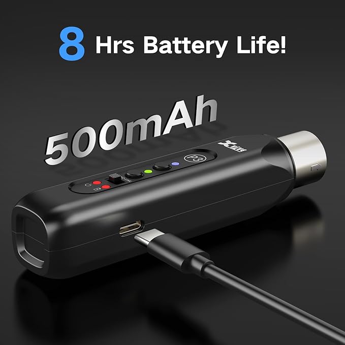 Xvive P3 XLR Bluetooth Receiver, High-Fidelity Wireless Bluetooth Adapter for Speakers, PA Systems, Mixers, DJ Equipment Xvive