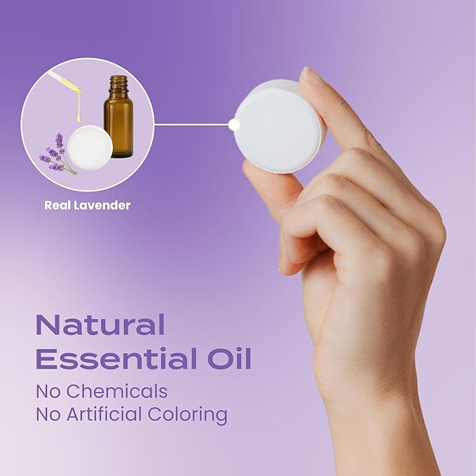 Body Restore Shower Steamers Aromatherapy 15 Pack - Christmas Stocking Stuffers, Birthday Gifts for Women, White Elephant, Relaxation, Self Care for Men - Lavender BodyRestore