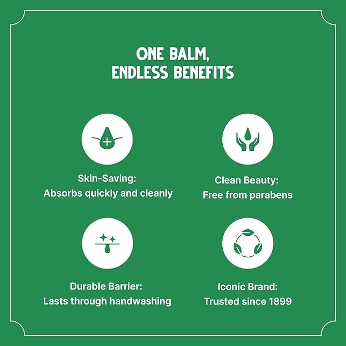 Bag Balm Vermont's Original Hand Moisturizer, Hand Balm for Dry Skin, Cracked Hands, Heels & Dry Hands Treatment, For Dogs and More Ointment, Dry Skin Lotion (2oz Tube (Pack of 2)) BagBalm