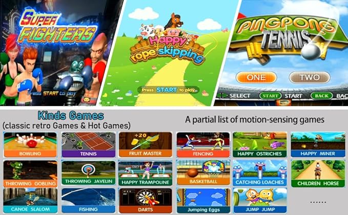 HDMI Dance Mat with Upgraded 64GB Memory Card,1000 Games,885 Songs and 81 MTVs;Features Dance,Yoga,Aerobics,Running,Sports and Puzzle Game Modes Flannel Material.A for Kids. Kick Boosters