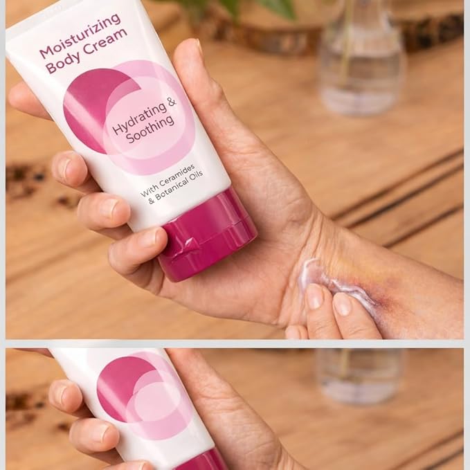 Moisturizing Body Cream for Dry, Sensitive Skin – Hydrating Skin Care Cream with Ceramides & Botanical Oils – 4.5 oz