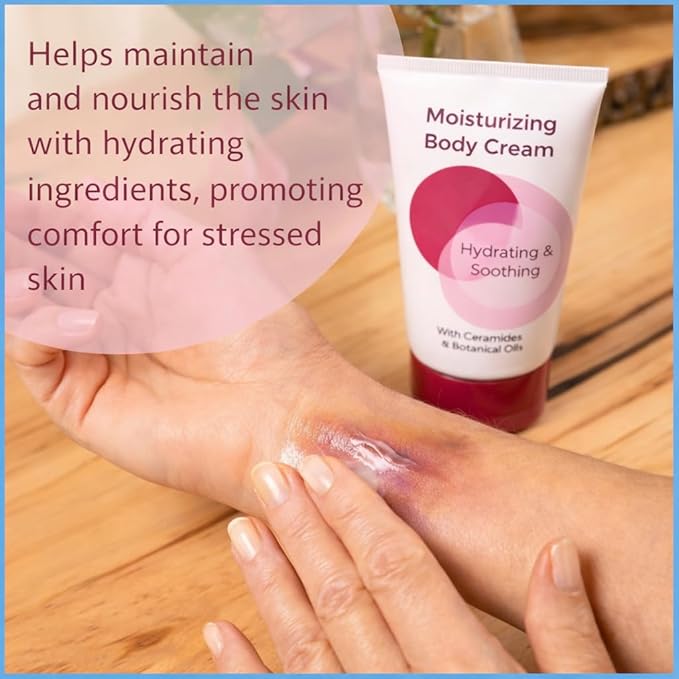 Moisturizing Body Cream for Dry, Sensitive Skin – Hydrating Skin Care Cream with Ceramides & Botanical Oils – 4.5 oz