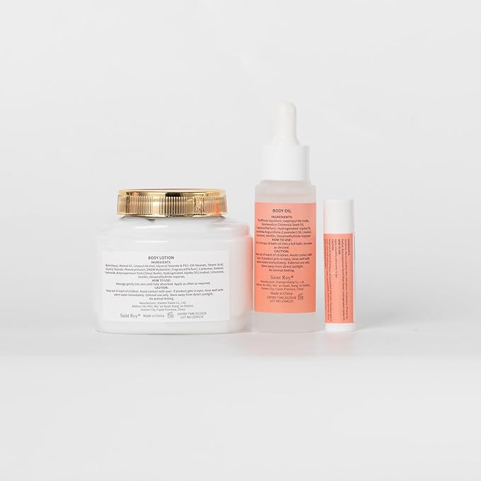 Spa Kit for Women, Bath & Body Gift Set, Luxury Home Spa Bath Gift Basket, Strawberry Scented Bath Set Christmas Gifts for Women, Pamper Gifts for Girls & Teens, Birthday Gift, Bath Self Care Gift SaintRoy