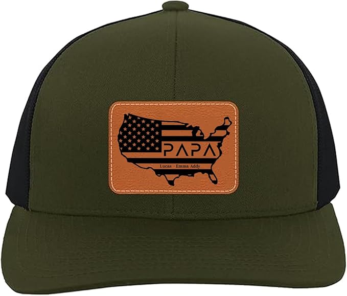 GABITA Personalized Dad Hat 2025, Custom Grandpa Hat for Men, fist Pump dad hat for Grandfather Gabita