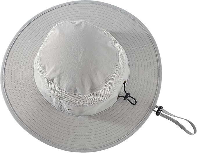 Home Prefer UPF 50+ Men's Sun Hat Wide Brim Bucket Hat UV Protection Hat for Mens Womens Beach Safari Gardening Golf Fishing HomePreferHatsCaps