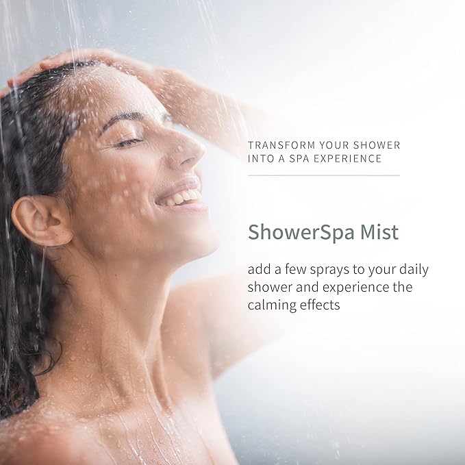 European Spa Source Jasmine + Eucalyptus ShowerSpa Mist Spray for Aromatherapy, At Home Spa Experience, Sinus Congestion Relief, and Tension Relief, 4 fl oz. EuropeanSpaSouce