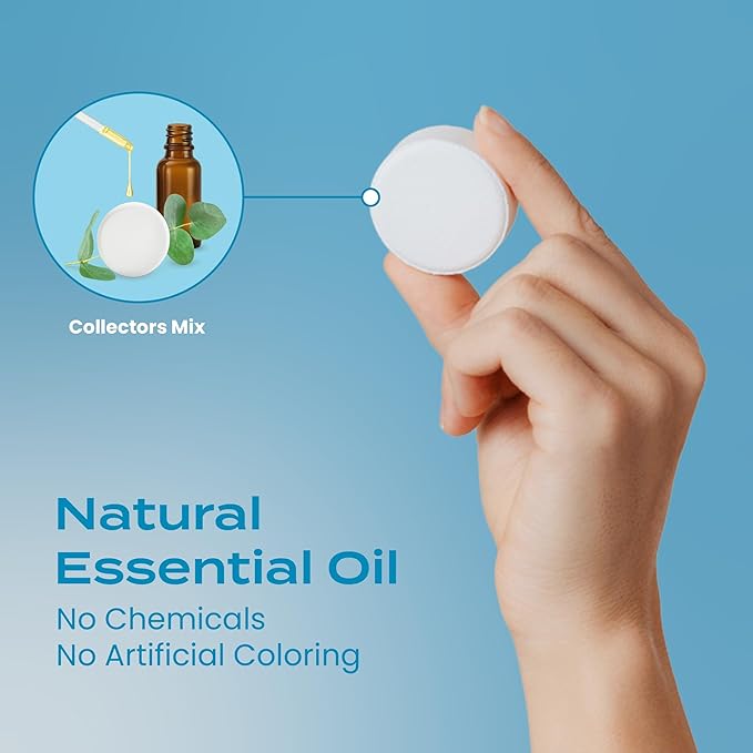 Body Restore Shower Steamers Aromatherapy 30 Pack - Christmas Stocking Stuffers for Men, Birthday Gifts for Women, White Elephant, Relaxation, Self Care - Collector’s Box BodyRestore