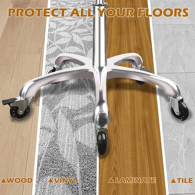 Rolling Stool with Wheels Adjustable Height，Heavy Duty Hydraulic Massage Stool with Super Thick Cushion for Massage Medical Tattoo Spa Guitar（Grey） Kick Boosters