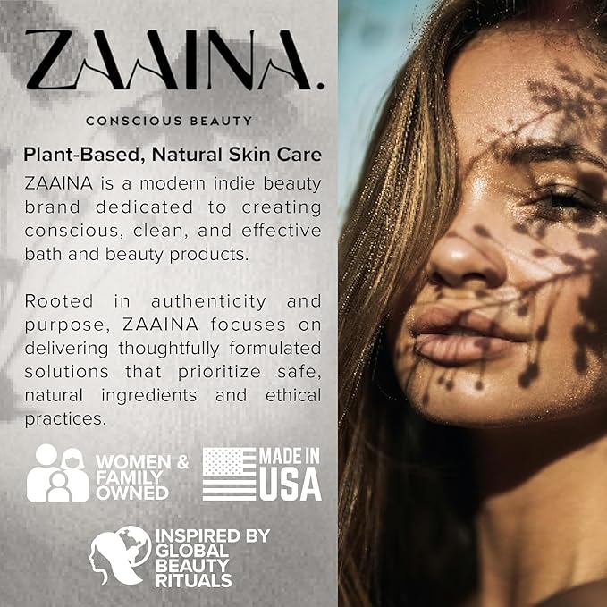 ZAAINA Spa Gift Set for Her - Relaxation Spa Kit for Women, Handmade in USA, Pampering At Home Bath and Body Self Care Spa Package, Luxury Spa Birthday Gifts for Women, Spa Gift Basket for Mom ZAAINA