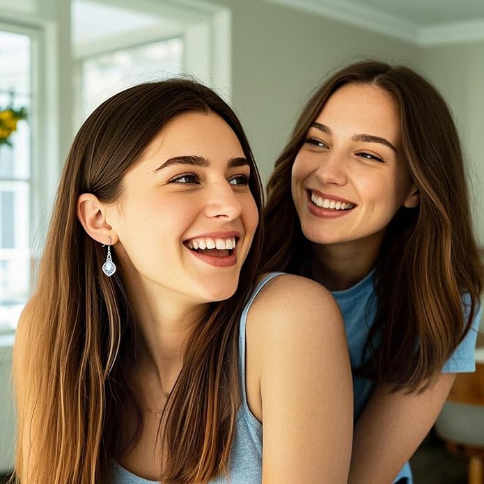 YFN Filigree Moonstone Dragonfly Earrings Sterling Silver Teardrop Bohemian Irish Celtic Knot Drop Dangle Earrings Abalone Shell Jewelry Gifts for Women YFN