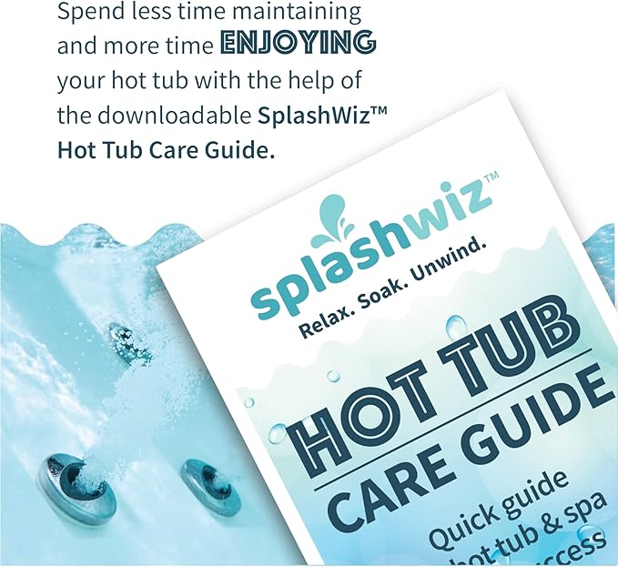 ProTeam Spa pH Increaser for Hot Tub - pH Up Hot Tub pH Increaser - with SplashWiz Hot Tub Chemicals Care Guide e-Book - Made in USA (1 lb) (2 Pack) SplashWiz%E2%84%A2