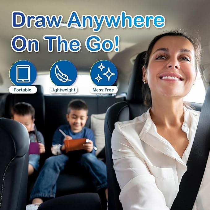 Party Favor Mini LCD Writing Tablet for Kids, 6 Pack – 4.5 Inch Mini Drawing Board. Fun and Educational for Kids That Sketch and Doodle. Perfect Goodie Bag and Gift Bag Filler, School Prize Or Gift Kick Boosters