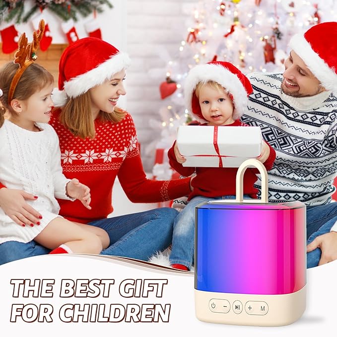 Mini Karaoke MachineKids & Adults with 2 Wireless Mics, for 4-12 +Years Old Girl Boy, Led Portable Bluetooth Speaker, Karaoke PA System for Family Gatherings DRSYXCSAboutUsIntroduction