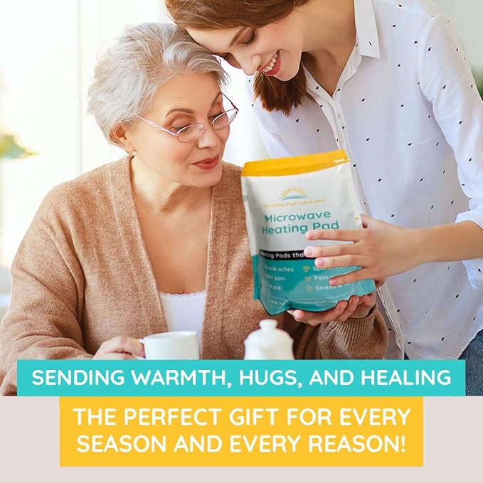 Microwavable Heating Pads For Neck Pain Relief, Back Pain, Shoulder Pain Relief - Microwave Heating Pad For Cramps And Muscle Relief, Hands- Free Heat Pack For Tense Muscle - 1 Pack - Lavender Scented HPSolutions