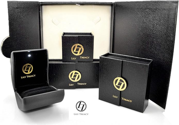 Lily Treacy Japanese Akoya Pearl Necklace Strand 14K gold clasp 18" w/Stud Earrings 18K gold post Set Bridal Gift 7-7.5mm LILYTREACY