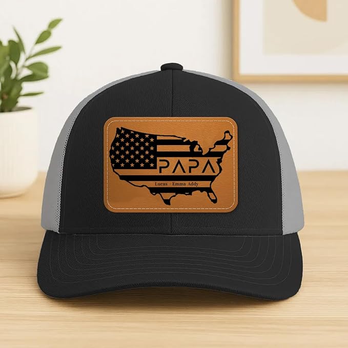 GABITA Personalized Dad Hat 2025, Custom Grandpa Hat for Men, fist Pump dad hat for Grandfather Gabita