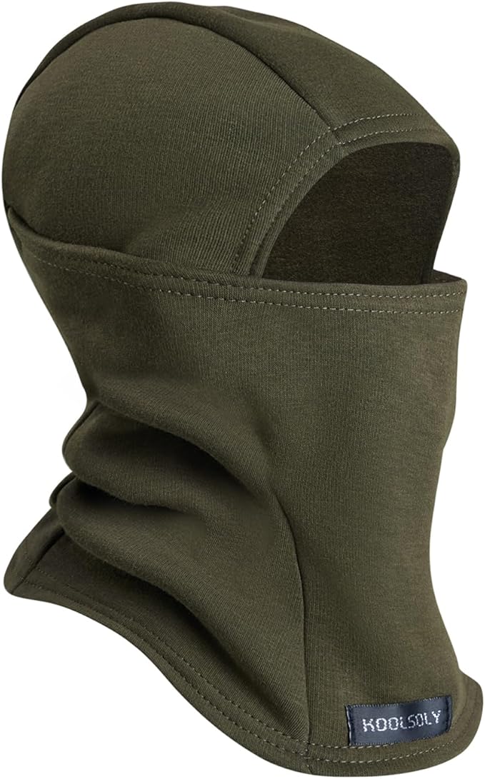 Kids Balaclava Face Mask, Winter Hat Face Warmer for Cold Weather Ski Mask for Boys Girls KOOLSOLY