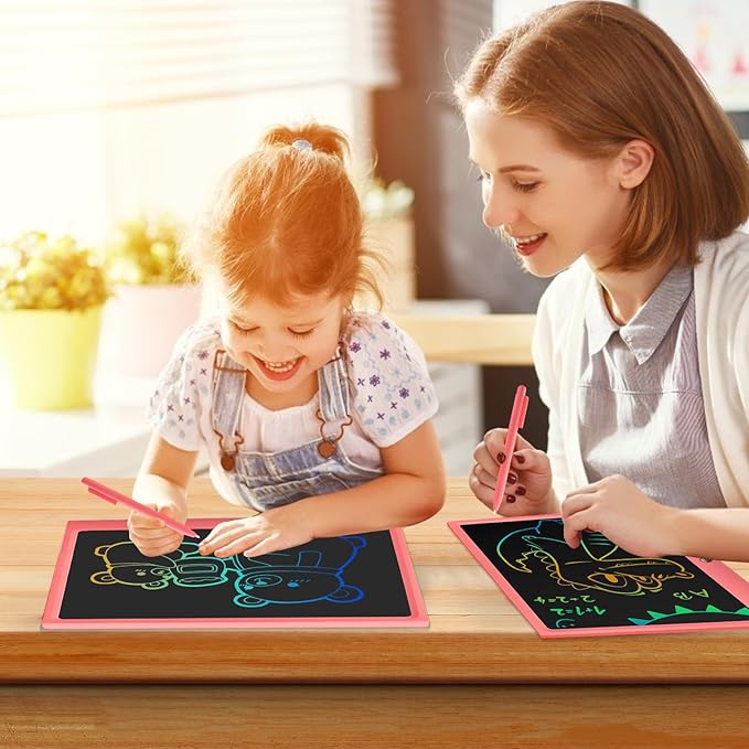 LCD Writing Tablet Kids Toys -15 Inch Toddler Toys Learning Drawing Pad Toys for 3 4 5 6 7 8 Years Boys Girls Birthday Christmas Easter Thanksgiving Gift Creative Doodle Board pbeknco