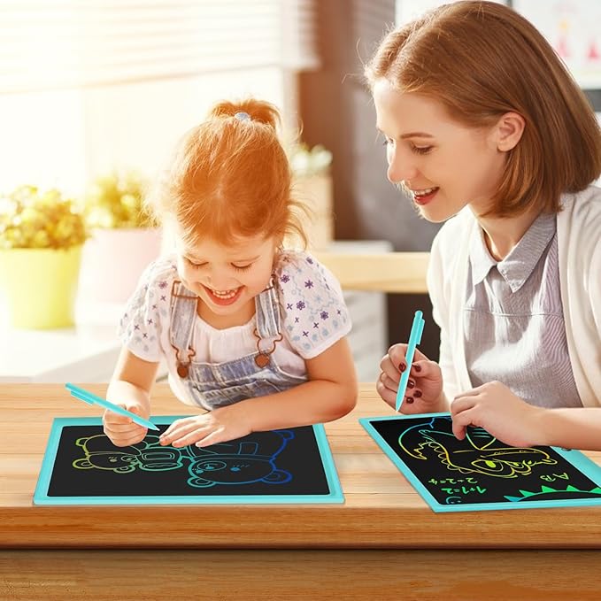 LCD Writing Tablet Kids Toys -15 Inch Toddler Toys Learning Drawing Pad Toys for 3 4 5 6 7 8 Years Boys Girls Birthday Christmas Easter Thanksgiving Gift Creative Doodle Board pbeknco