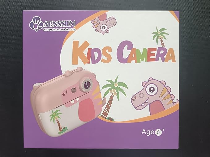Kids Camera Instant Print,Children Digital Camera Toys with HD Video for Kids Aged 3-12,Christmas Birthday Festival Present for Girls Boys,with 7 Rolls Instant Paper,M3 ARNSSIEN
