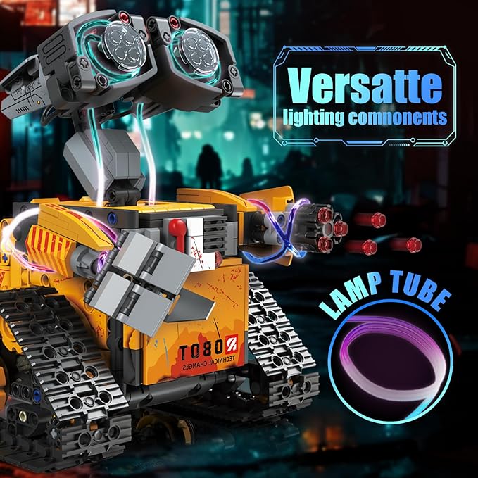 Building Toys STEM Robot Kit，5 in 1 Remote & APP Controlled Building Set，DIY Educational Building Blocks Set ，Educational Gift for Boys Girls Age 6 7 8 9 10 11 12 13 14+ Year Old Sciencow