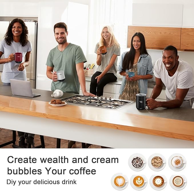 16Oz Temperature Control Smart Mug, Self Heating Coffee Mug LED Display, 180 Min Battery Life - Hot up to 149℉ Fast Wireless Charger Base Improved Design coffee serving sets mug(16oz, Dusty Rose) VFZO