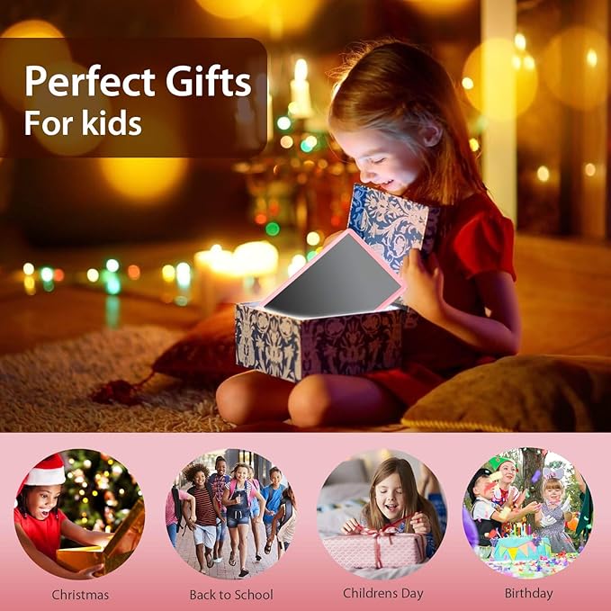 LCD Writing Tablet for Kids, 10 Inch Colorful Electronic Doodle Board, Educational Learning Kids Drawing Tablet Toys, Christmas Birthday Gift for 3 4 5 6 7 8 9 Year Old Girls Boy ERUW