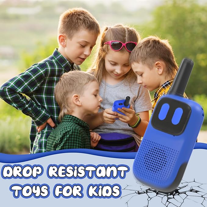 Toys for Ages 5-7 Boys Girls, Walkie Talkies for Kids 1000FT Range 2 Channels 2 Way Radio Toy Christmas Birthday Gifts for Girls Boys Ages 3 4 5 6 7 8 9 Camping Hiking Outdoor Games Holiky