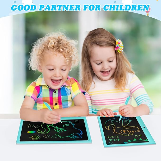 LCD Writing Tablet Kids Toys -15 Inch Toddler Toys Learning Drawing Pad Toys for 3 4 5 6 7 8 Years Boys Girls Birthday Christmas Easter Thanksgiving Gift Creative Doodle Board pbeknco