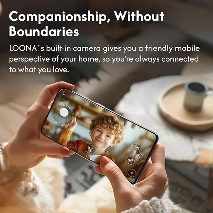 Robot Pet Dog ChatGPT-4o Smart AI-Powered Companion Voice & Gesture Control, Real-Time Interaction Robotics Toys for Kids, Home Monitoring - Includes Charging Dock Loona