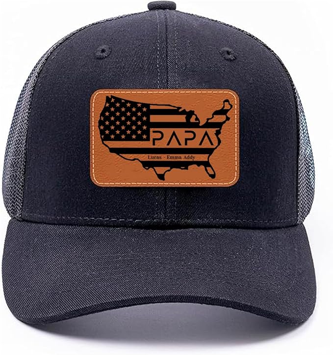 GABITA Personalized Dad Hat 2025, Custom Grandpa Hat for Men, fist Pump dad hat for Grandfather Gabita