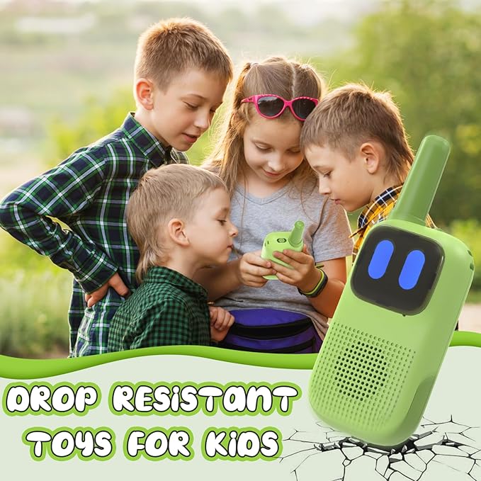 Toys for 3-12 Year Old Girls Boys, Walkie-Talkies for Kids 2 Pack 1000FT Long Range with 2 Channels, Handheld Kids Walky Talky Educational Electronic Outdoor Toys for Outside Camping Hiking Holiky