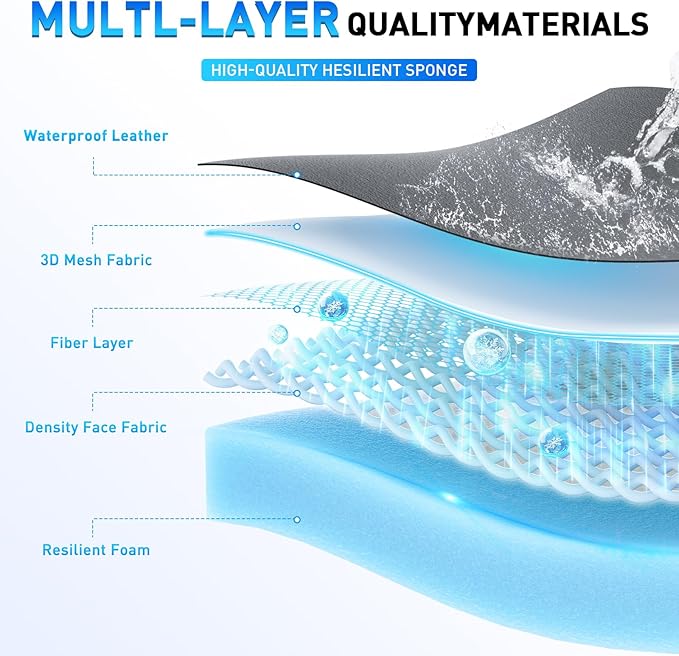 Stationary Massage Table with Memory Foam, Massage TattooTable with Adjustable Height, Facial Bed for Esthetician, PU Leather for Physical Therapy & Spa (Metal/ 3 Molds-Black, 44.7''L x 22''W) Kick Boosters