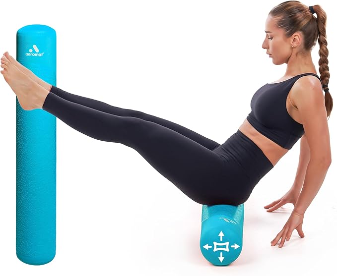 Adjustable Air Roller 2 to 12 PSI Firmness with Pump – Inflatable Fitness, Yoga, and Rehab Roller for Men and Women, Back Roller for Muscle Recovery, Home Gym, Travel, or Physical Therapy – North Sea