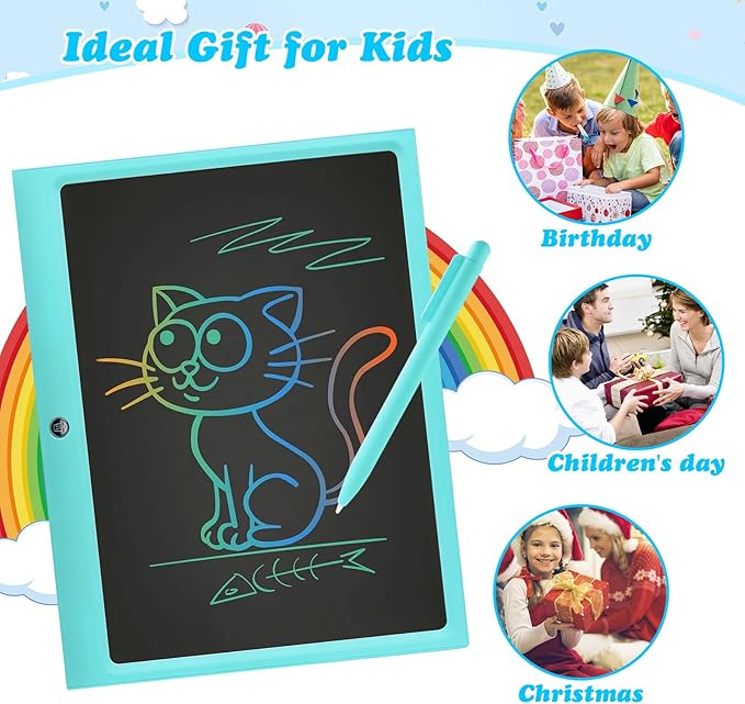 LCD Writing Tablet Kids Toys -15 Inch Toddler Toys Learning Drawing Pad Toys for 3 4 5 6 7 8 Years Boys Girls Birthday Christmas Easter Thanksgiving Gift Creative Doodle Board pbeknco
