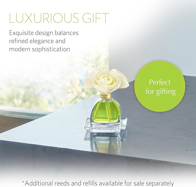 AGRARIA PetiteEssence Flower and Reed Diffuser Set, Handcrafted Sola Flower Botanical Home Fragrance, Scented Oil Diffuser Gift Set for All Occasions AgrariaHome