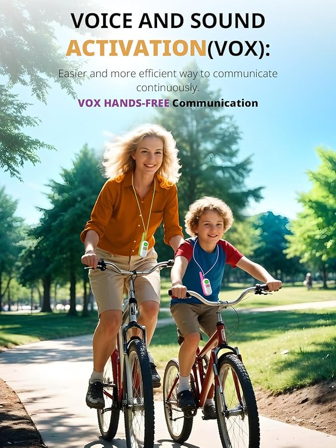 Walkie Talkies for Kids Rechargeable,Toys for Boys and Girls Ages 3-12, 2 Pack Long Range 2-Way Radios, Birthday Gifts,Christmas Stockings, Outdoor Play, Family Games, Hiking Camping Gear Inspireyes