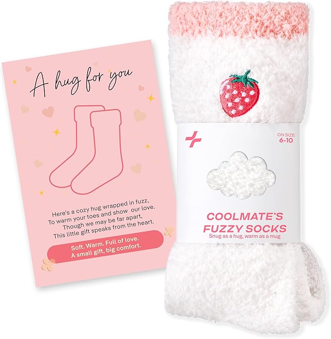 CoolMate GLOBAL Fuzzy Socks for Women Christmas Gift Box, Cozy, Soft, Stocking Stuffers, Comfy Cloud-Like Socks for Spa,Home CoolmateGlobal