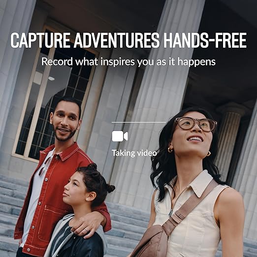 Ray-Ban Meta (Gen 1), Wayfarer, Matte Black | Smart AI Glasses for Men, Women - 12 MP Camera, Open-Ear Speakers, Video Recording, Bluetooth - Polarized Gradient Graphite Lenses - Wearable Technology Meta