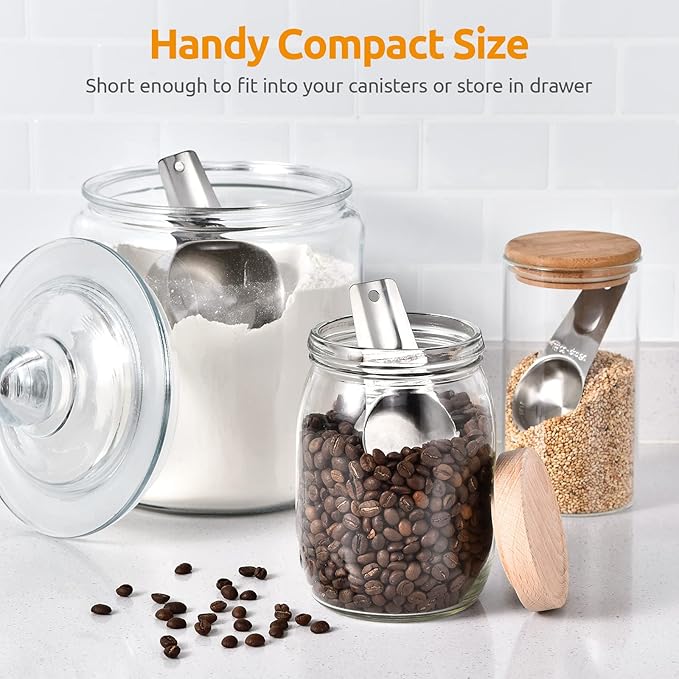 Measuring Cups: U-Taste 18/8 Stainless Steel Measuring Cups Set of 7-Piece: 1/8 Cup, 1/4 Cup, 1/3 Cup, 1/2 Cup, 2/3 Cup, 3/4 Cup, 1 Cup Dry and Liquid Ingredients U-Taste