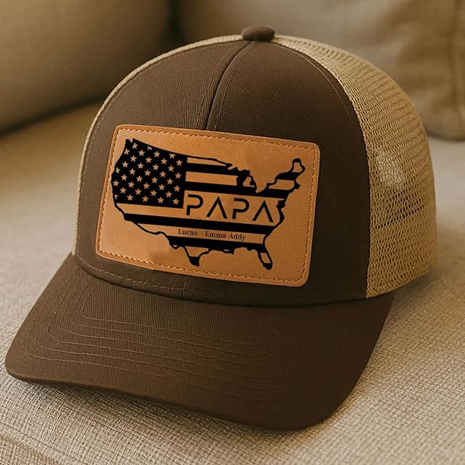 GABITA Personalized Dad Hat 2025, Custom Grandpa Hat for Men, fist Pump dad hat for Grandfather Gabita