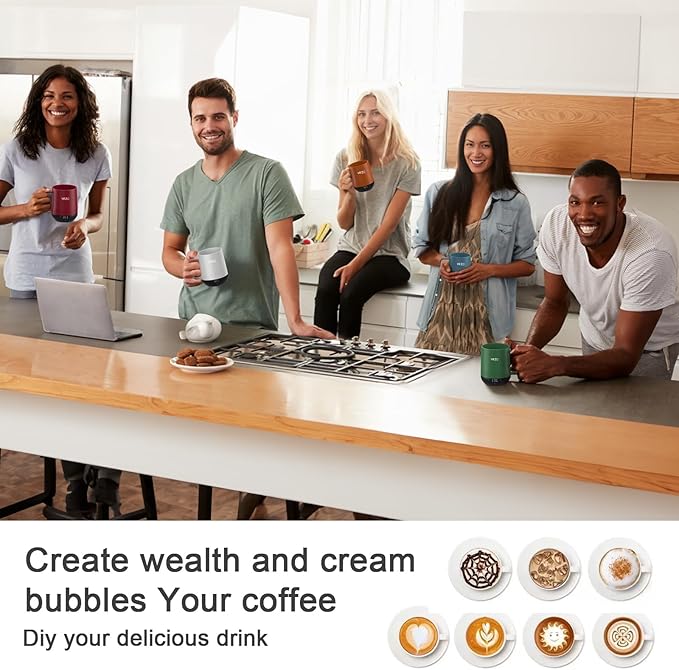 Temperature Control Smart Mug, Self Heating Coffee Mug LED Display, 180 Min Battery Life - Hot up to 149℉ Fast Wireless Charger Base Improved Design coffee serving sets mug(12oz, Black) VFZO