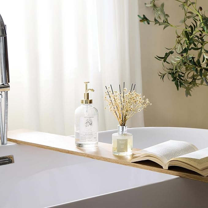 Airkeep Reed Diffuser Set,3.38 fl oz (100 ml) - Clean Linen Oil Diffusers with 8 Reed Sticks,Home Fragrance Reed Diffuser for Bathroom Shelf Decor Airkeep